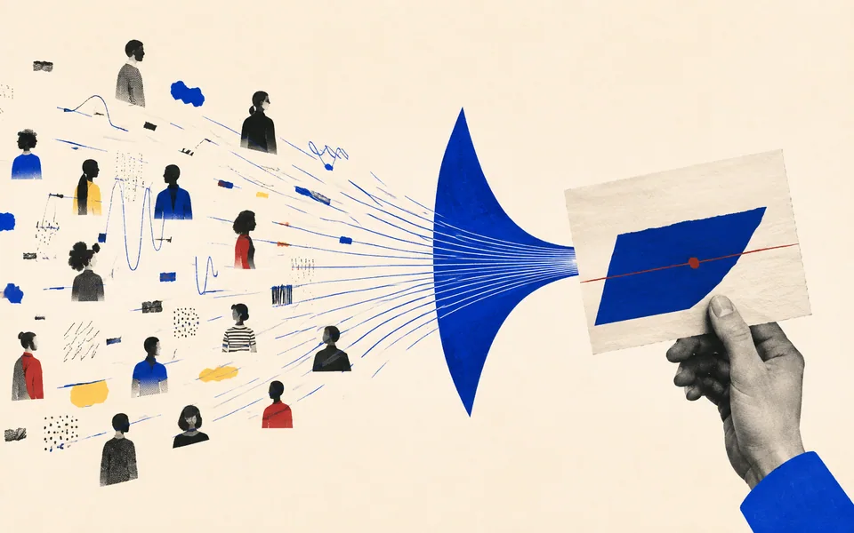 Illustrated collage of people preparing and discussing work on the ground.